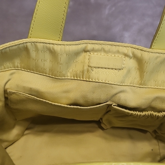 Donna Karan New York Yelow Nylon Small Bag - Picture 5 of 6